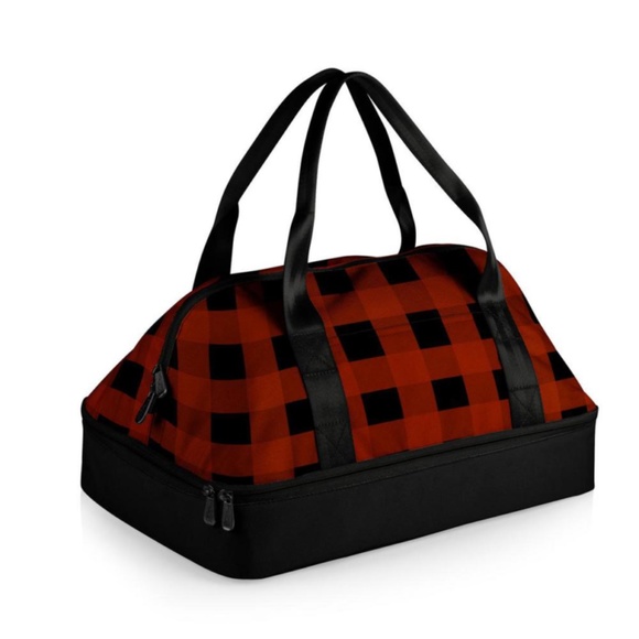 Potluck Casserole Tote Buffalo Red/Black Check bag